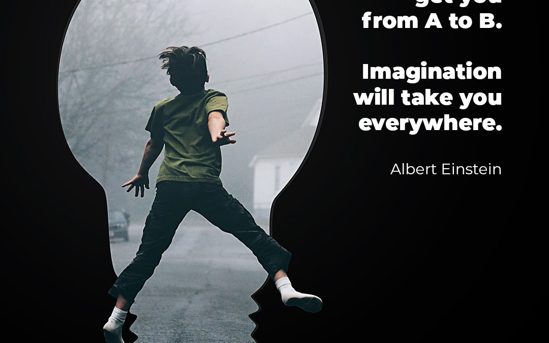 Why did Albert Einstein end up advocating for the supremacy of the imagination over knowledge?